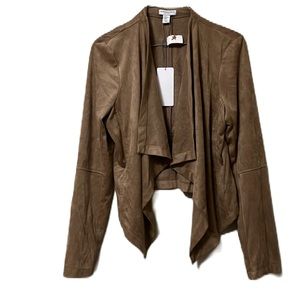 NWT Women’s KATHERINE BARCLAY, Tan Cardigan Coat, Size Medium